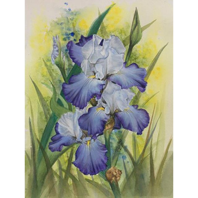 5D Diy Diamond Painting Vase Diamond Embroidery Fresh Flower Cross Stitch Full Round Round Drill Wall Art Picture Handmade Gift