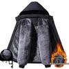 Men's Winter Cotton Jacket for Seniors - Extra Thick, Plus Velvet for Enhanced Warmth