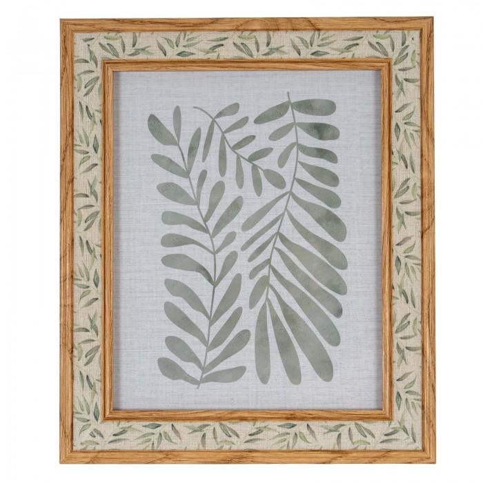 Hill Interiors Tundra Leaf Print Single Photo Frame