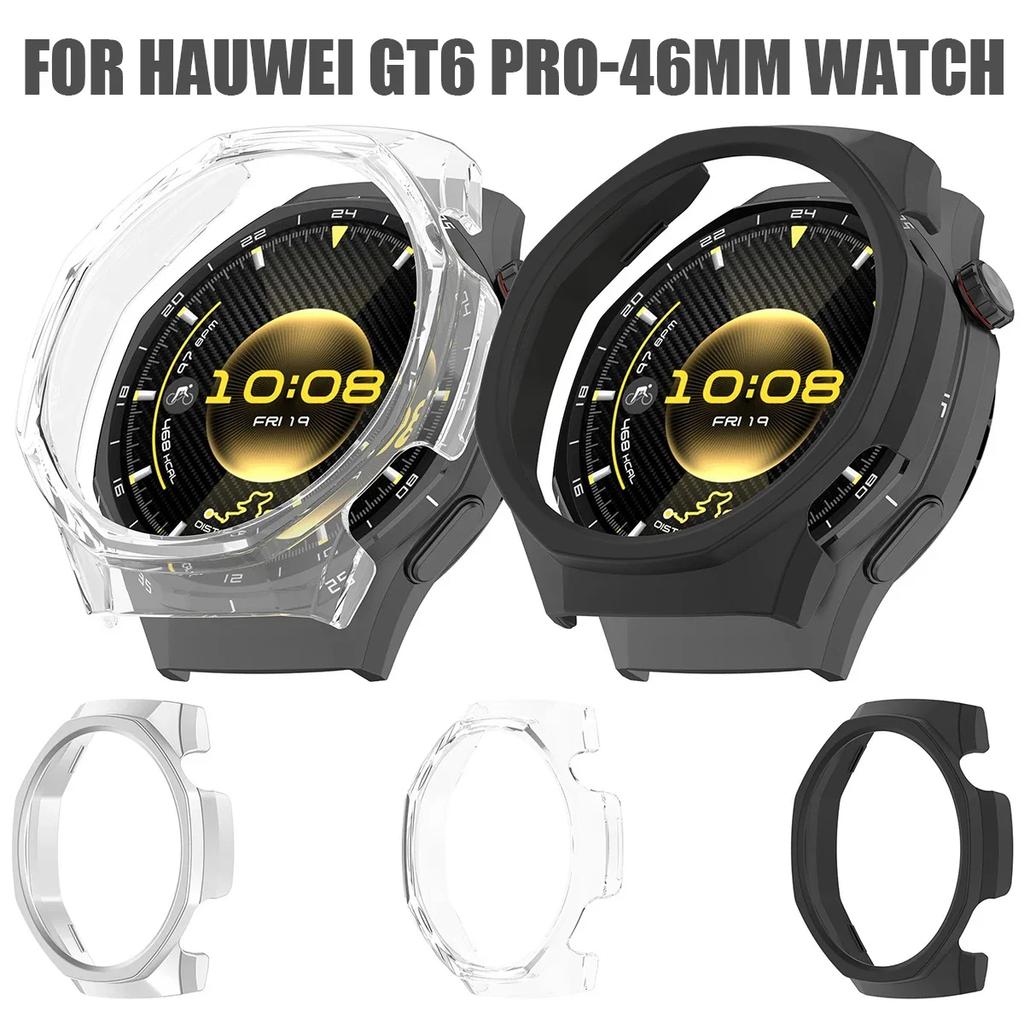 Case Cover For Huawei Watch GT6pro 46mm Sport protective shell Frame High Quality Half pack PC hollow out SmartWatch Accessories