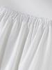 Rong Tai Women's Spring 2026 A-Line Cotton Skirt - Breathable Elastic Waist with Large Hem