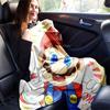 1pcSuper Mario Plush Blanket - Soft and Comfortable, Suitable for All Seasons, Perfect Gift IdeaB0608m