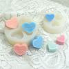 Flexible and Easy to Clean Candle Molds Distinctive Heart Silicone Molds Soap Candle Cake Chocolate DIY Silicone Mold