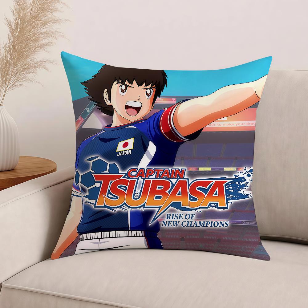 Anime Captain Tsubasa Pillow Case Office Cushions Suitable For Sofa Car Bedroom Decorative Cushion Cover