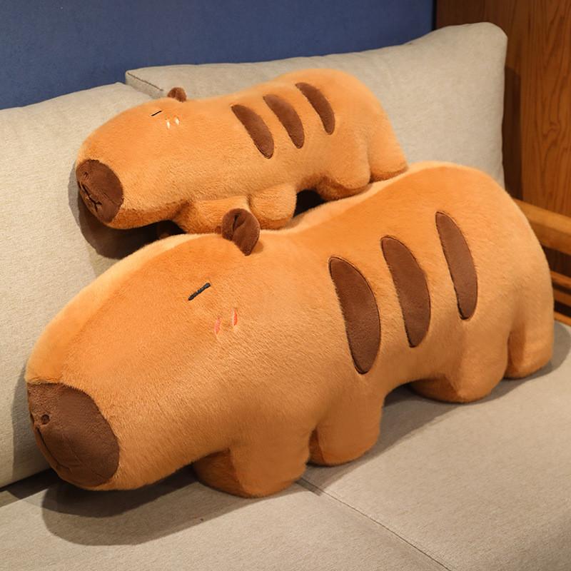 Adorable Capybara Plush Pillow For Cozy Bedroom Cuddling Soft Animal Toy Gift