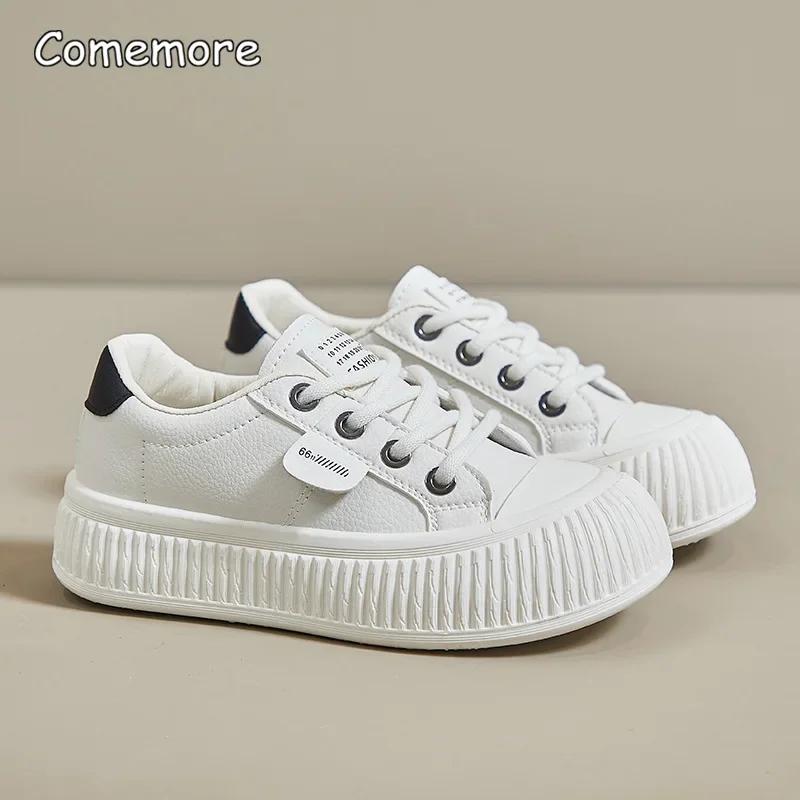 Fashion Comemore Women Fashion Casual Solid Color Sneakers Female Shoe Ladies 2025 Autumn New Designer Sports Shoes Zapatillas De Mujer