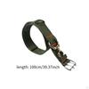 Adjustable Collar with Rotating Twist Lock And Metal Buckle for Quarter Bulls Farm Animals