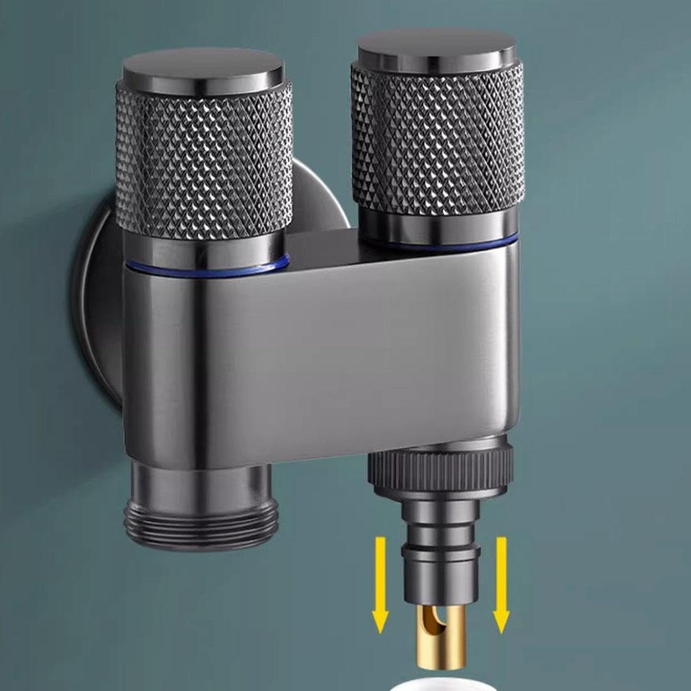 

Bidet Spuitpistool Dual Control Valve Double Control Valve Easy To Install Rust Resistant 1-In-2-Out Brass Material China Mainland