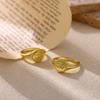 Boho Gold Color Geometry Stackable Rings For Women Vintage Snake Sunflower Heart Pearl Ring Dainty Minimalist Jewelry Party Gift