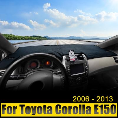 For Toyota Corolla E150 2006 2007 2008 2009 2010 2011 2012 2013 Car Dashboard Cover Avoid Light Pad Anti-UV Carpet Non-Slip Mat