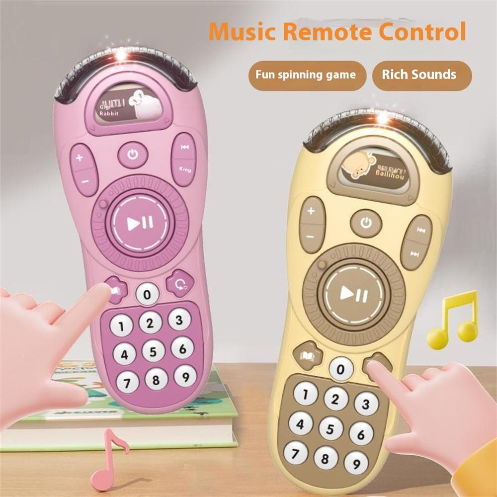 JSL610 Children Remote Toy with Lights Music Simulation Phone Early Educational Toy