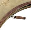 PRADA Logo jacquard Handbag canvas khaki Women BR3423 Used