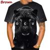 New Hot Sale Panther 3D Print T-Shirts Men Women Fashion Casual Short Sleeve T Shirt Oversized Harajuku Tees Tops Kids Clothing