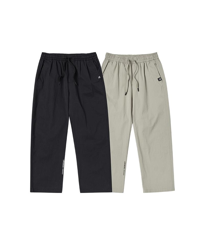 LIFEWORK L2 Logo Semi-Wide Pants