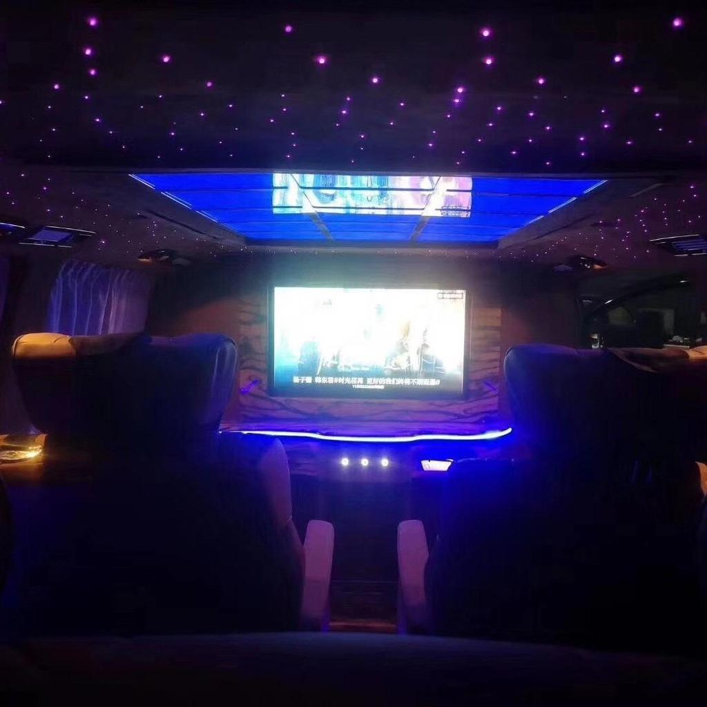 16W Car-Mounted Starry Sky Fiber Optic Light with Flashing Light Source