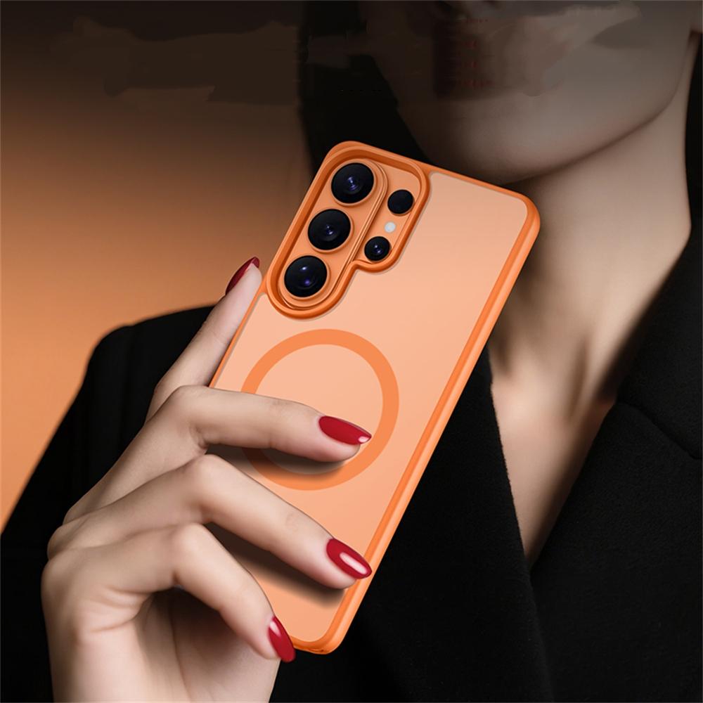 Luxuriöse Mat-Transparente Magnetische Kabellose Lade Handyhülle Für Samsung Galaxy S26 Ultra S26 Plus Für Magsafe Neue Mode Hülle