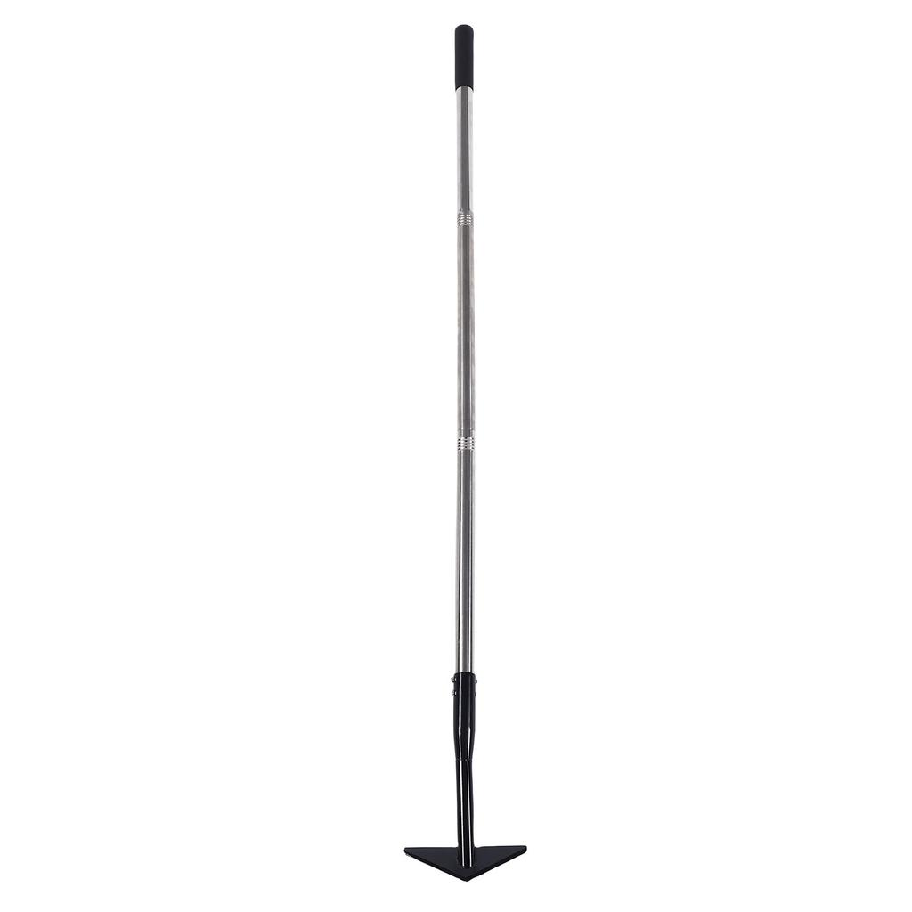 Triangle Garden Hoe Detachable Long Handle Triangle Hoe Weed Removal Tool for Digging Weeding Loosing Soil