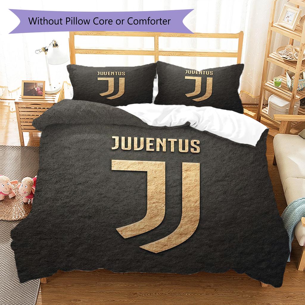 Set cu cuvertură și fețe de pernă Man Utd Decor Acasă Cadou de Ziua de Naștere (1 * husă de pilotă + 2 * fețe de pernă, fără miez)