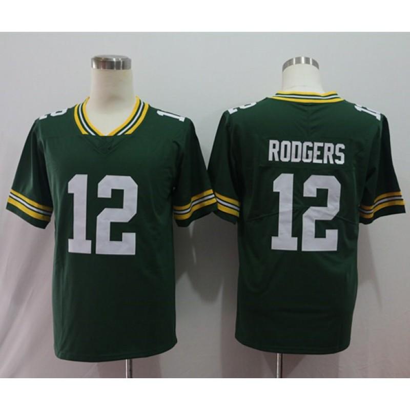 Green Bay Packers NFL Football Jersey Men Women Cotton Blend Team Uniform Game Day Fan Wear