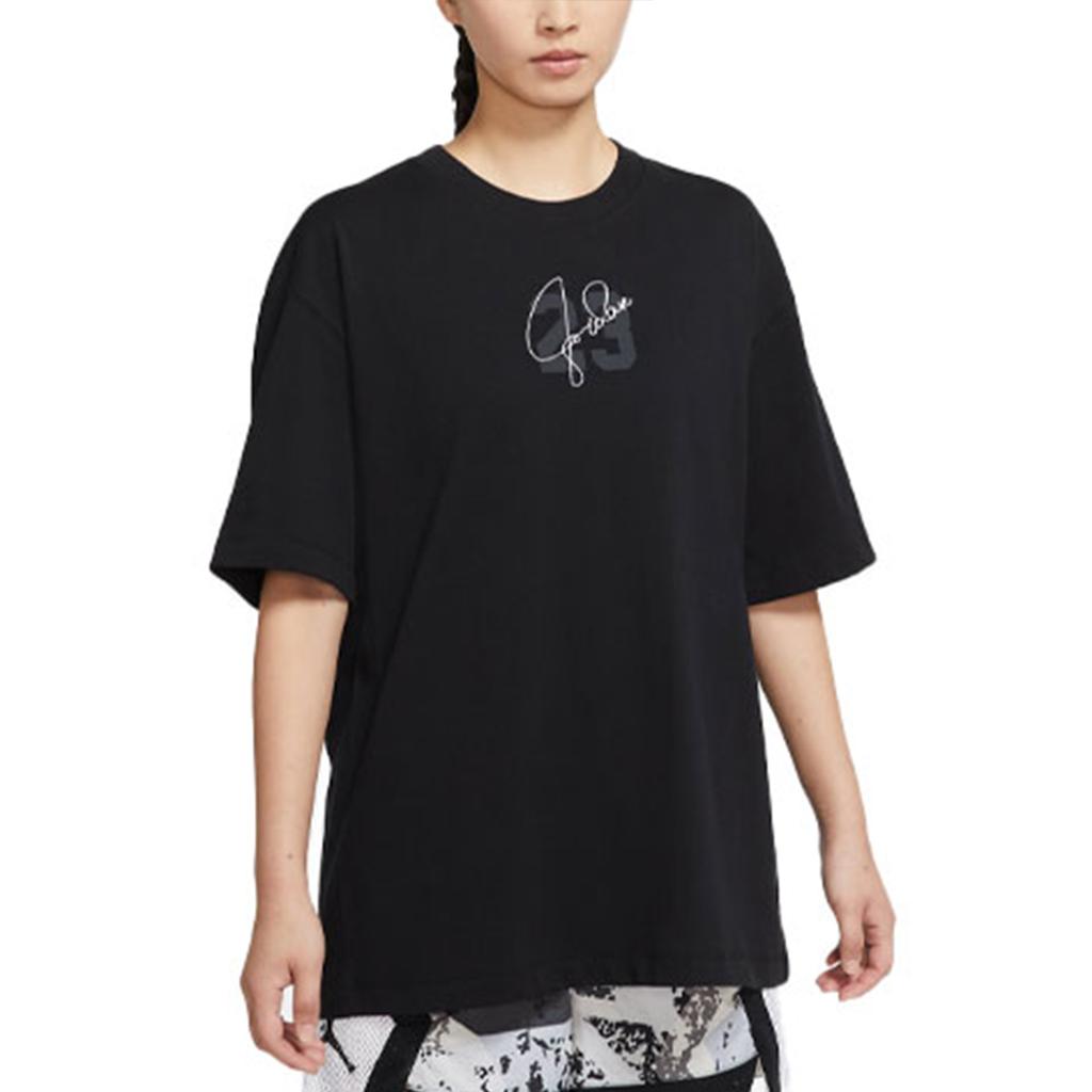 Jordan Drop Shoulder Sleeve T Shirt Women's Black DM3245-010