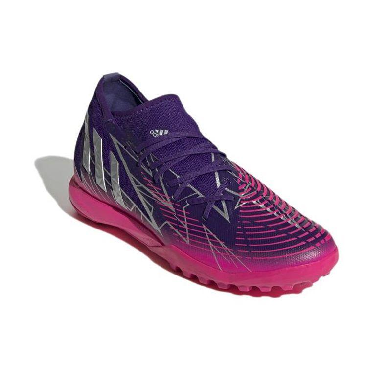 Adidas Predator Edge.3 TF Champions Code Pack Men Sneakers Purple Team-Collegiate-Purple Silver-Metallic GW9998