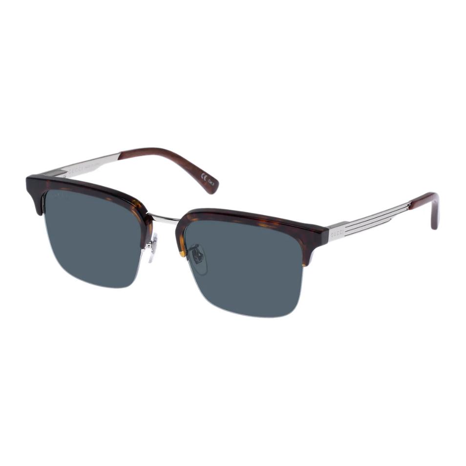 Gucci Square Sunglasses With Logo Men Sunglasses Multicolor GG1226S00353