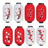 Silk Hanging Lanterns: Japanese-Korean Style Plum Blossom for Mid-Autumn Festival & Sushi Decor