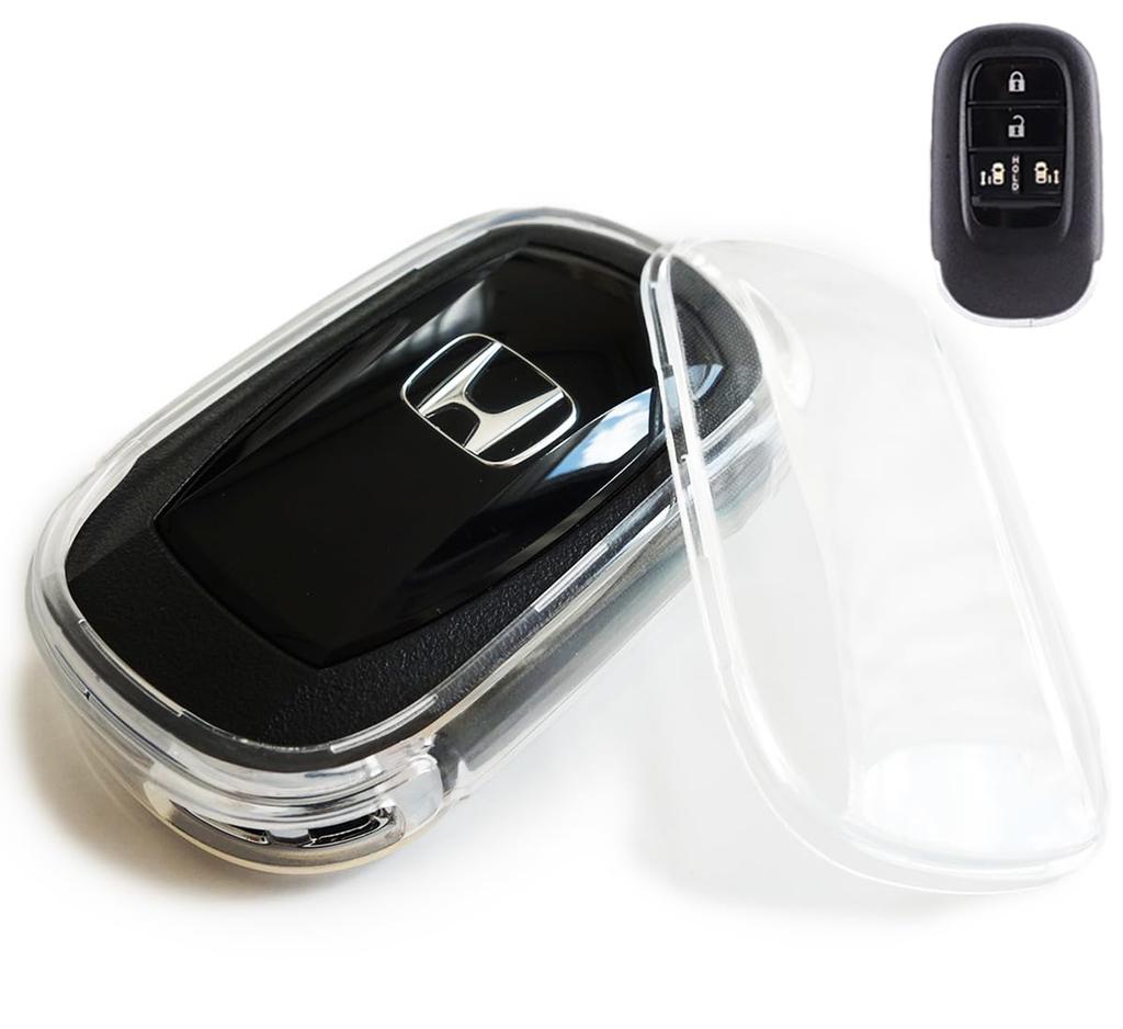 Kryt na klíče MKMC, TPU materiál, Honda nový model Nbox JF5, Step Wagon, Vezel, Odyssey, Freed, wrv zrv, průhledný