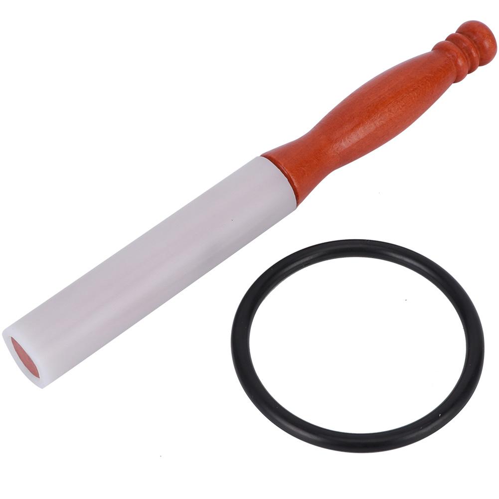 Singing Bowl Mallet Rubber Rod Wooden Handle Stick for Crystal Sound Bowls Accessories