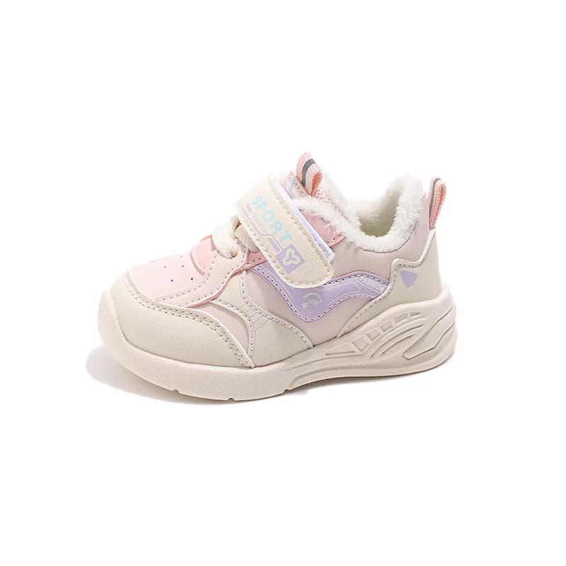 2024 New Baby Shoe Child Sneakers for Newborn Baby Toddler Shoes Fashion Antiskid Casual Shoes Waterproof Cotton Leather Shoes
