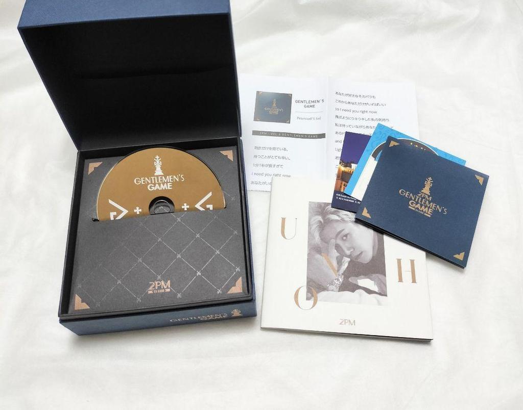 [USED] 2PM GENTLEMEN'S GAME Limited Edition Album JUNHO