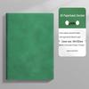 Custom Logo A5 Soft Leather Notebook - Business Meeting Diary with Buckle Cover for Adults