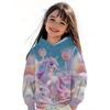 Autumn and Winter Children's Cute Little Animals 3D Printed Hooded Comfortable and Versatile and Breathable Hoodies & Sweatshirts (Girls)