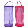 2pcs Yarn Dispenser Hole Yarn Storage Bag Zipper Closure Knitting Organizer Tote  For Crocheting