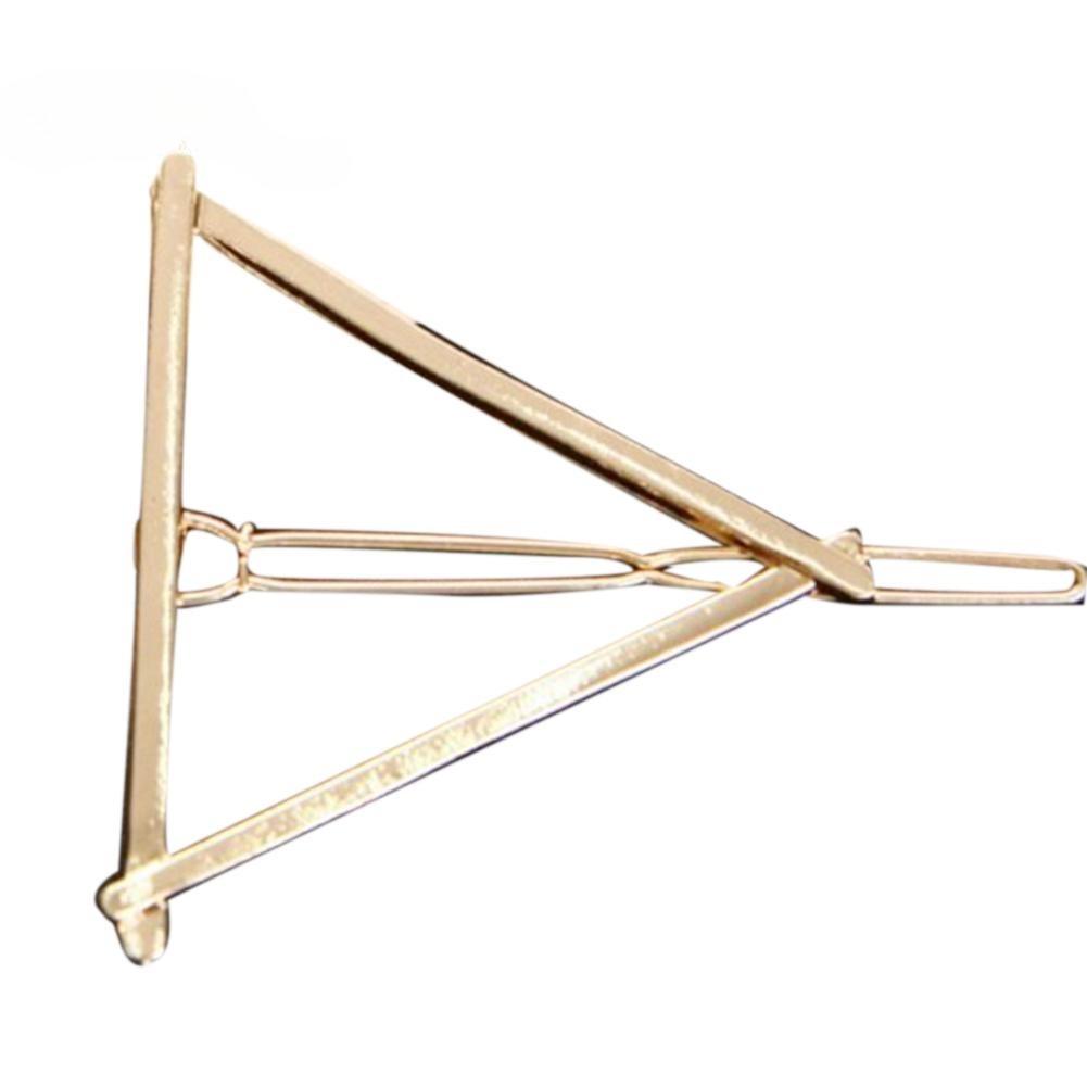 FLH Metal Hollow Moon Circle Triangle Bangs Spinka do włosów Kobiety Spinka Barrette Odzież Akcesoria