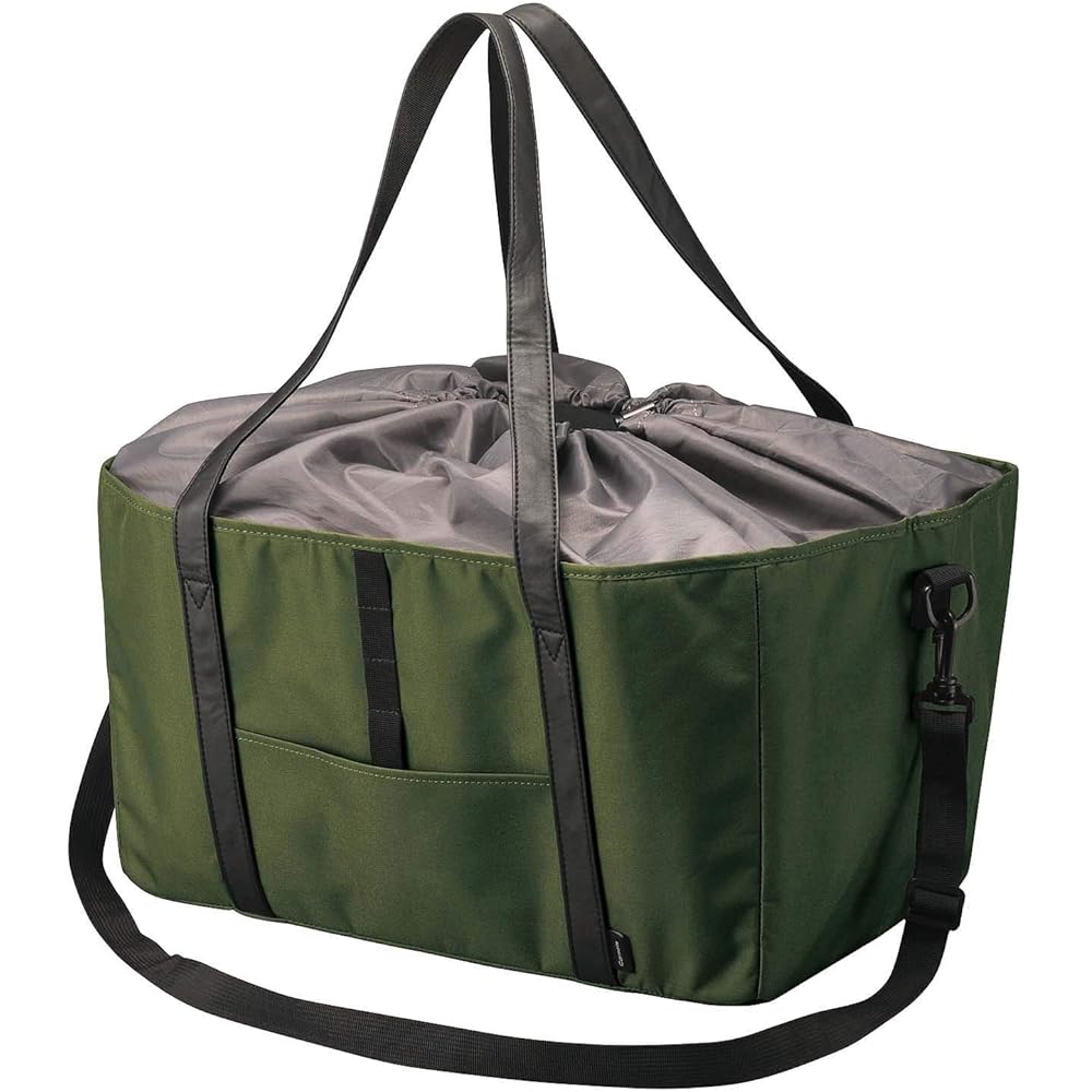 

CARMATE Shopping Basket-Sized Heat and Cold Insulation Aluminum Sheet with Insulated Material, ISOFIX Compatible, Olive Green, DZ546