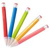 5 Pcs Wooden Large Pencil Kindergarten Pencils Big for Kids Bulk Jumbo Pens Crayon Colored Giant Crayons