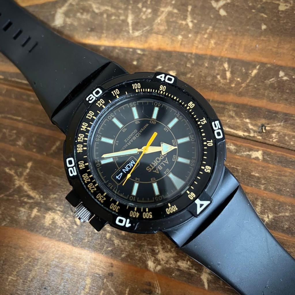 Used SEIKO ALBA SPORTS Quartz Alba Made in Japan