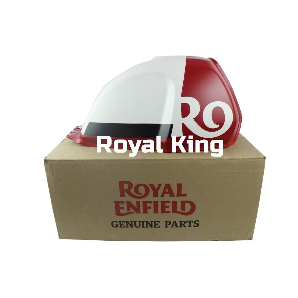 Royal Enfield "White Flame" Petrol Fuel Gas Tank For  Scram 411