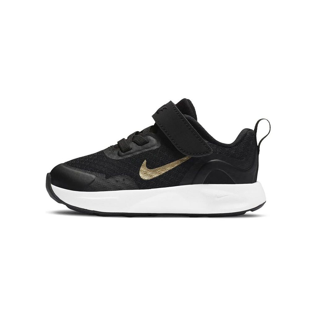 Nike Wearallday TD Black Metallic Gold Baby Sneakers Metallic-Gold-Star CJ3818-005