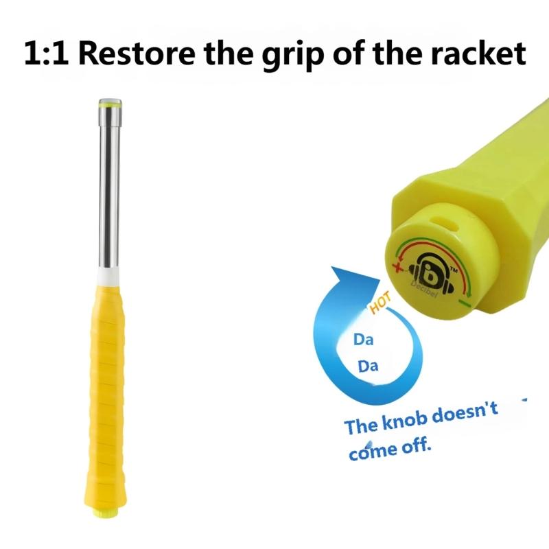 Badminton Racket Swing Trainer Strength Practice Stick Badminton Training Equipment for Effective Practice Enduring