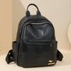 New PU Leather Women's Backpack - Minimalist Retro Design, Suitable for Commuting and Street Style, Chic and Fashionable Multifunctional Bag