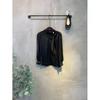 C S In The Room  Od SatIn Open neCk Tie ShirrIng blouSe 2Color C