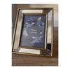 Mirrored Frame, Photo Frame With Glass Mirror Gold Color Frame, 13x18cm