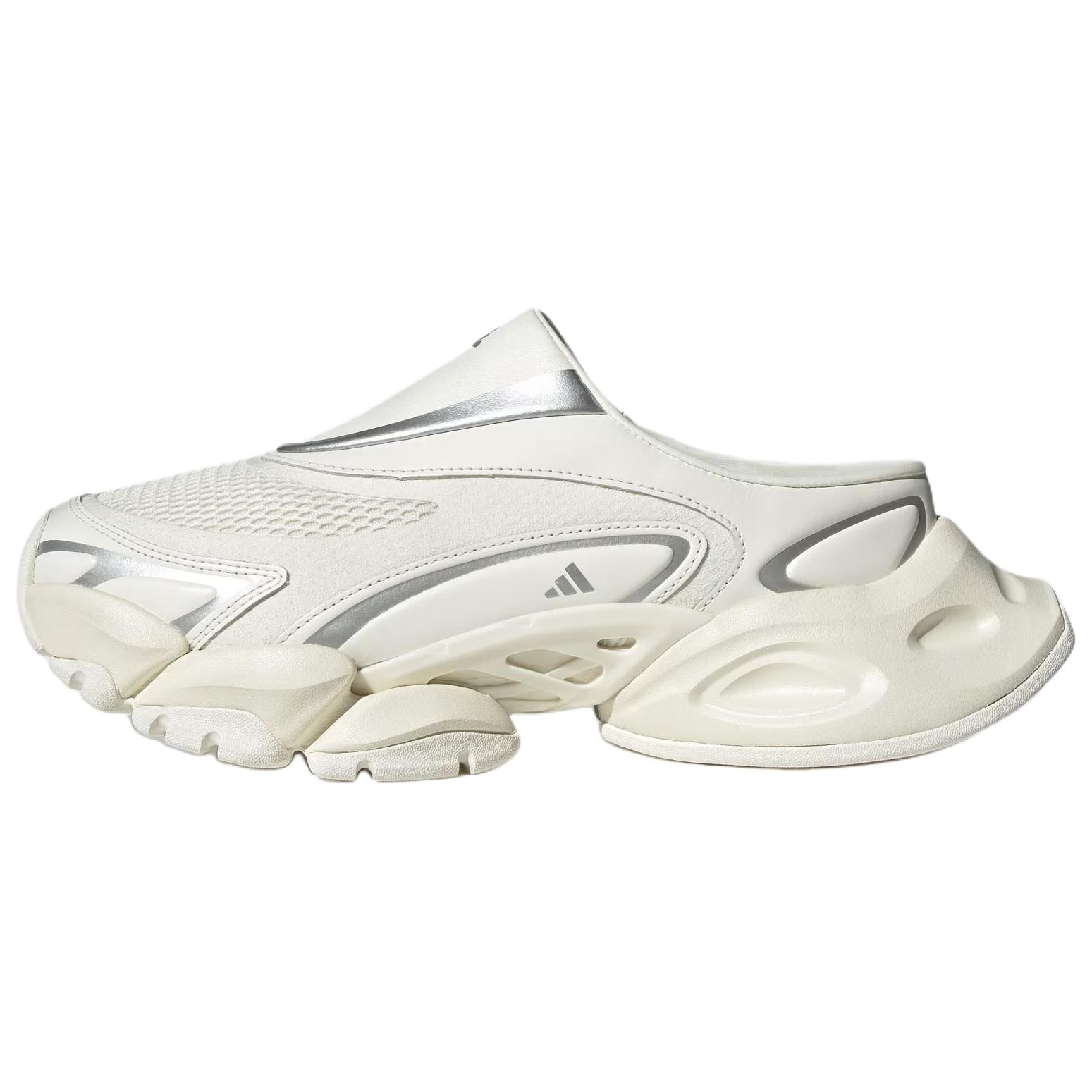 

Adidas Xlg Runner Mule Unisex Cloud White Metallic Silver Lifestyle Slides JS4590 37 слоновая кость