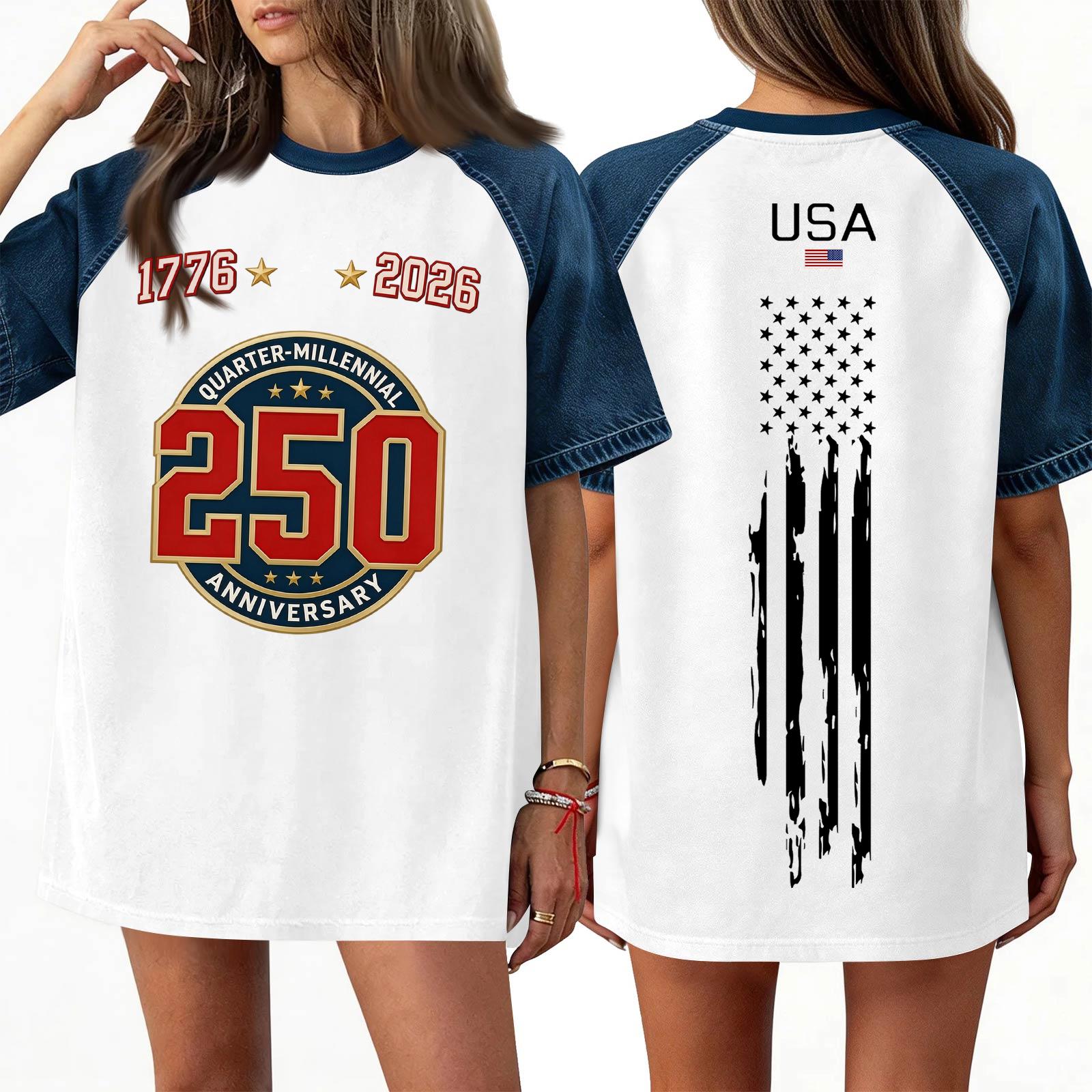 

Women s Denim Patchwork Top, Casual Short-sleeved Comfortable T-shirt, Fashionable For Spring And Summer. XL білий