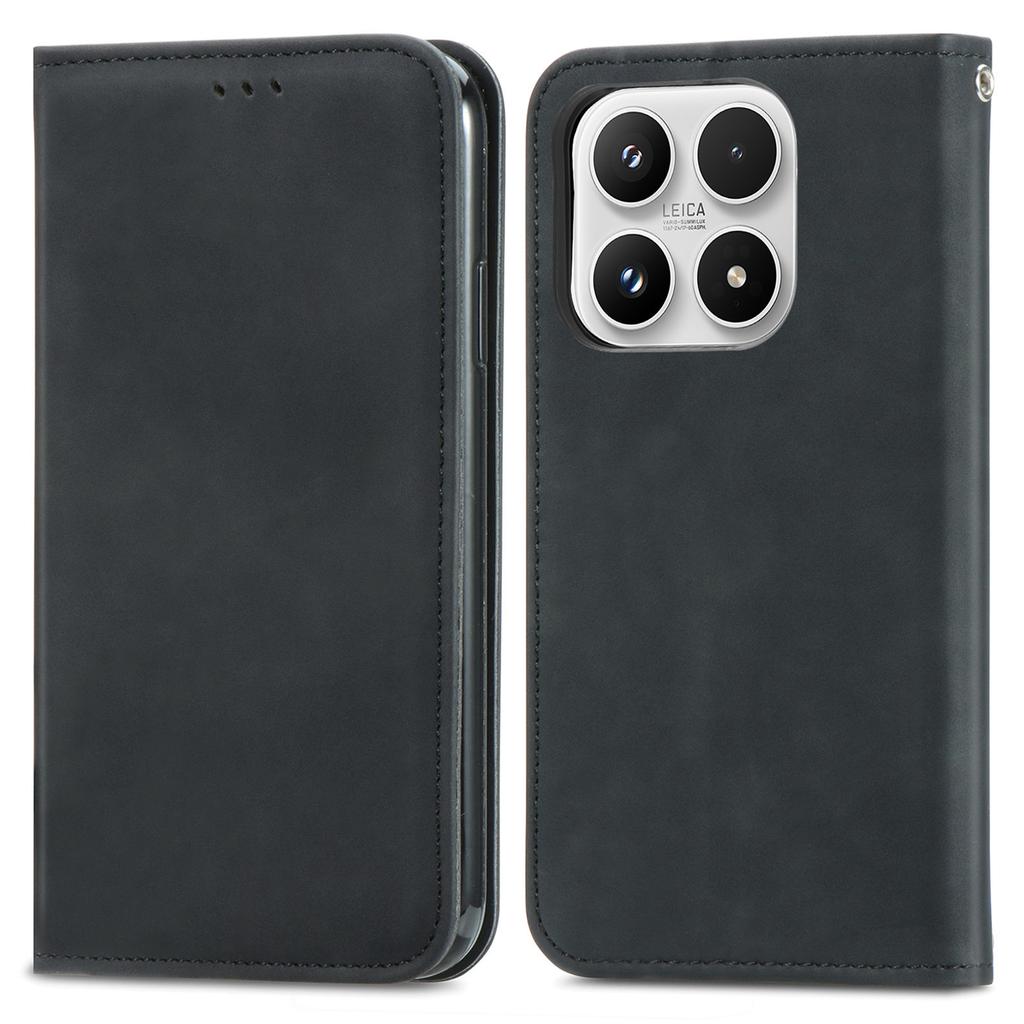For Xiaomi 17 Leather Case with Card Holder Magnetic Absorption Phone Cover