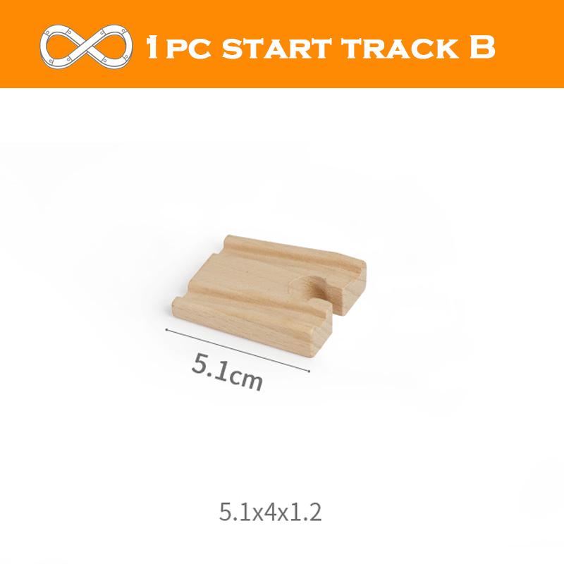 All Kinds Wooden Track Accessories Beech Wood Railway Train Track Toys Fit for Biro All Brands Wooden Tracks Toys for Kids Gifts