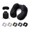 Neck Pillow, For Airplane Travel, Cool Touch, Ice Silk Material, For Summer, Portable Pillow, Press-type Filling, Compact Storage, Ideal for
