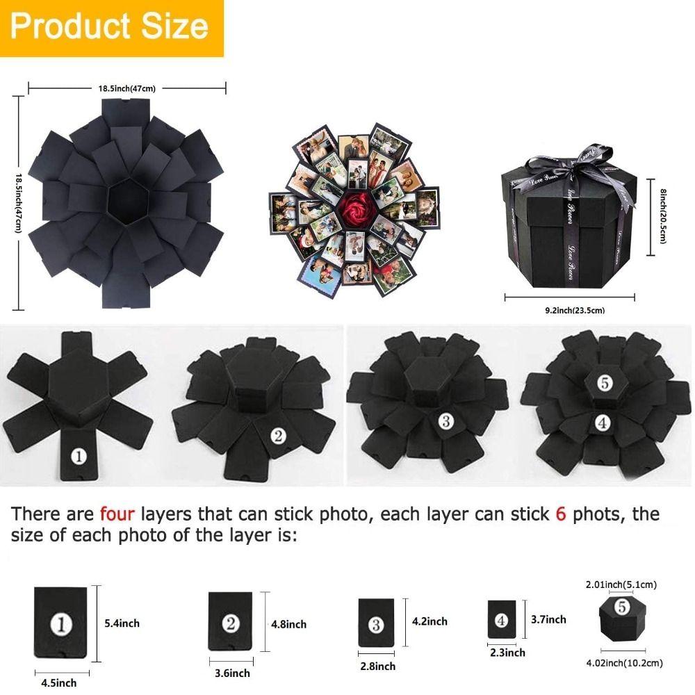 Pop Up Design Creative Exploding Photo Album Preassembled Surprise Jumping Box  Happy Birthday